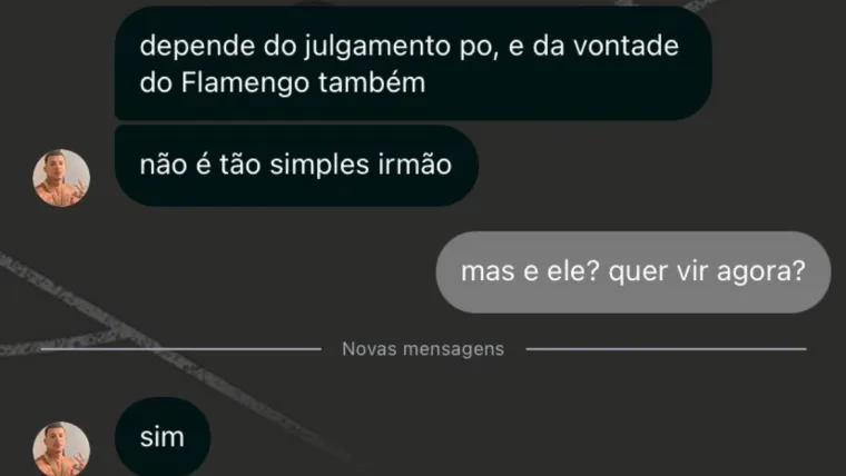 Paquetá's Brother Print talking about Lucas's interest playing at Flamengo